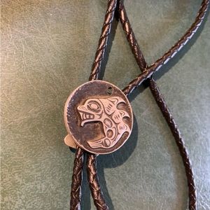 Vintage Bolo tie Native